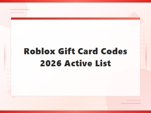 Roblox Gift Card Codes 2026 - Active Working List Updated Today
